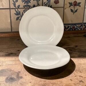Mamma Ro White Dinner Plates, Set of 2, Designed by Pierallini, Italy Tableware
